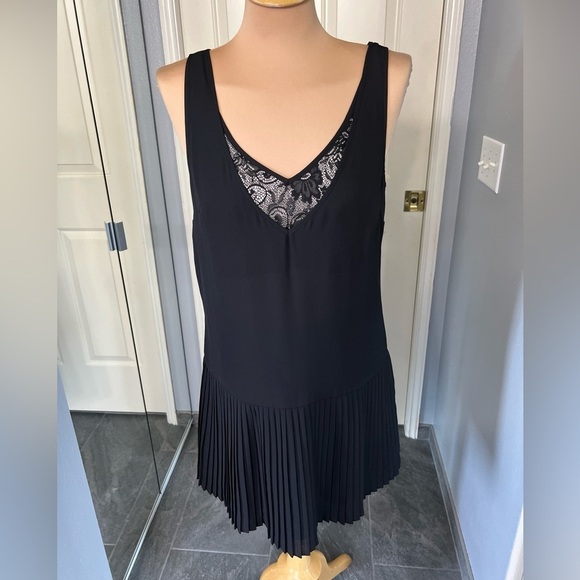 Vero Moda‎ Black Flapper Style Sleeveless Dress Whimsigoth - Picture 1 of 8